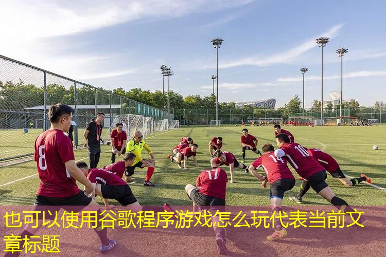 谷歌程序游戏怎么玩